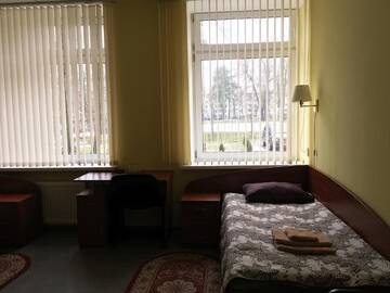 Фото номера Двухместный номер с 2 отдельными кроватями - Подходит для гостей с ограниченными физическими возможностями Мини-отель Мини-гостиница ЭкоДом г. Минск 3