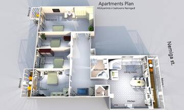 Фото номера Апартаменты Делюкс Апартаменты Spacious Luxury Apartments г. Минск 15