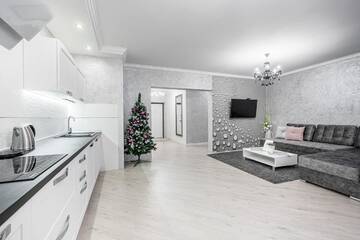 Фото номера Апартаменты с 3 спальнями Апартаменты Hi-Tech MGApartments г. Минск 12