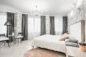 Фото номера Апартаменты с 3 спальнями Апартаменты Hi-Tech MGApartments г. Минск 18