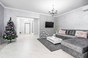 Фото номера Апартаменты с 3 спальнями Апартаменты Hi-Tech MGApartments г. Минск 8