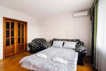 Фото номера Двухместный номер Делюкс с 2 двуспальными кроватями Хостелы Rooms for rent in the Mayakovskogo г. Минск 6