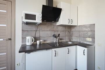 Фото номера Улучшенные апартаменты с сауной Апартаменты StudioMinsk 16 Apartments г. Минск 11