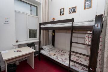 Фото номера Спальное место на двухъярусной кровати в общем номере для мужчин и женщин Хостелы Loft Hostel Minsk г. Минск 2