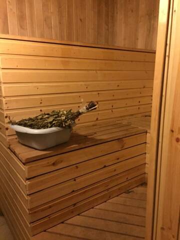 Фото номера Семейный номер с сауной Загородные дома House Lesnoy Apartment with Sauna г. Минск 16