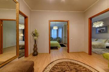 Фото номера Апартаменты с 3 спальнями Апартаменты Home Apart 4 г. Минск 36