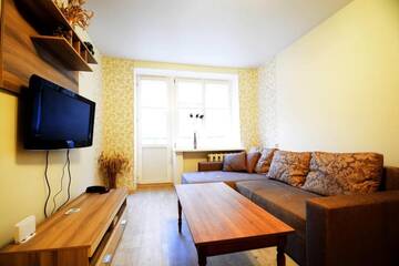 Фото номера Апартаменты с 1 спальней Апартаменты Aparton Nezavisimosti Prospekt 52/2 г. Минск 4