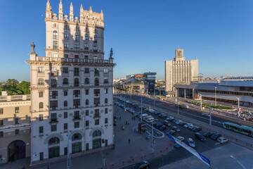 Фото номера Апартаменты Делюкс Апартаменты SkyTowerApartment г. Минск 45