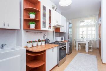 Фото номера Апартаменты Делюкс Апартаменты SkyTowerApartment г. Минск 14