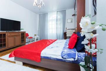 Фото номера Апартаменты Делюкс Апартаменты SkyTowerApartment г. Минск 8