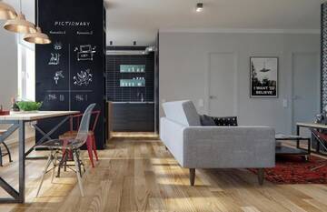 Фото номера Апартаменты с 1 спальней Апартаменты Apartments in Loft style г. Минск 11