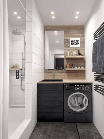 Фото номера Апартаменты с 1 спальней Апартаменты Apartments in Loft style г. Минск 9