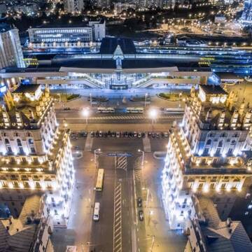 Фото номера Апартаменты с 2 спальнями Апартаменты Большая квартира с панорамным видом из окна г. Минск 75