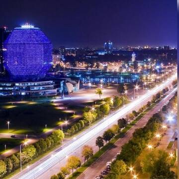 Фото Апартаменты Большая квартира с панорамным видом из окна г. Минск 3