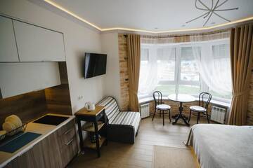 Фото номера Апартаменты с видом на озеро Апартаменты VIP Studio on E. Polotskoy 5 г. Минск 57
