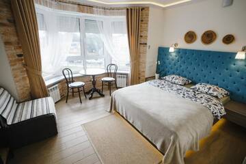 Фото номера Апартаменты с видом на озеро Апартаменты VIP Studio on E. Polotskoy 5 г. Минск 27