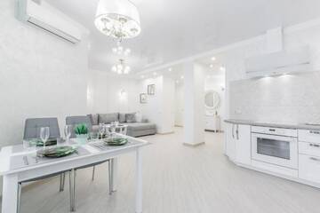 Фото номера Апартаменты с 2 спальнями Апартаменты MGApartments 3 rooms Premium NEW г. Минск 16