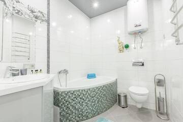 Фото номера Апартаменты с 2 спальнями Апартаменты MGApartments 3 rooms Premium NEW г. Минск 21