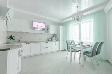 Фото номера Апартаменты с 2 спальнями Апартаменты MGApartments 3 rooms Premium NEW г. Минск 24